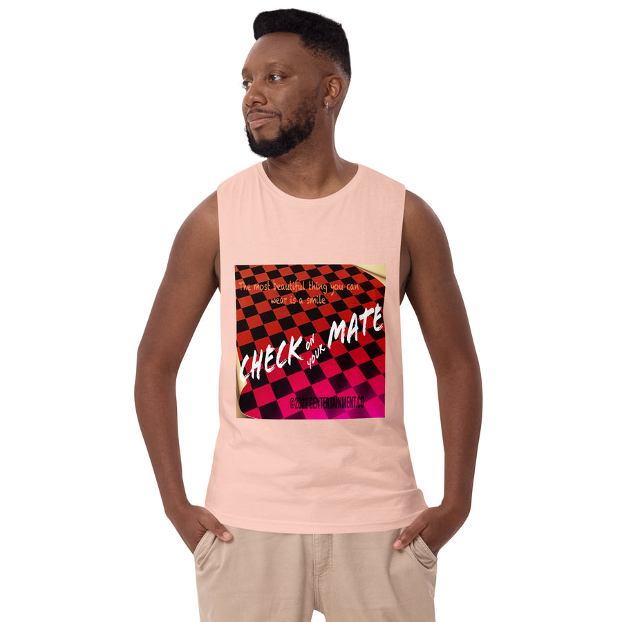 Men’s drop arm tank top