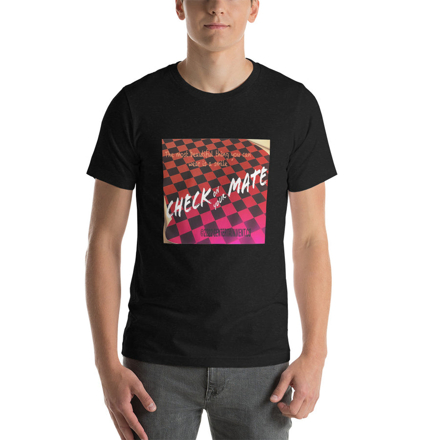 CHECK on your MATE Unisex t-shirt