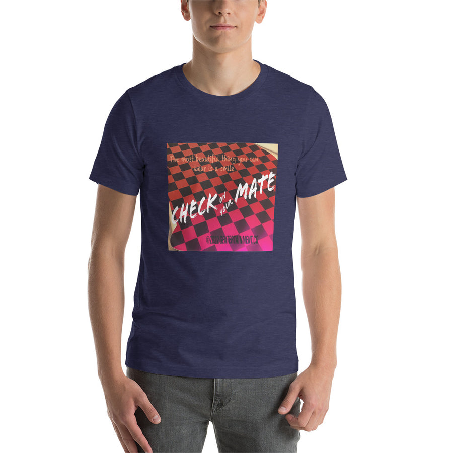 CHECK on your MATE Unisex t-shirt