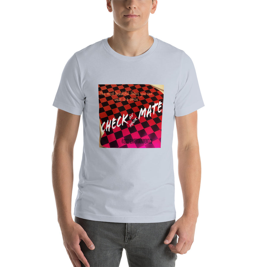 CHECK on your MATE Unisex t-shirt