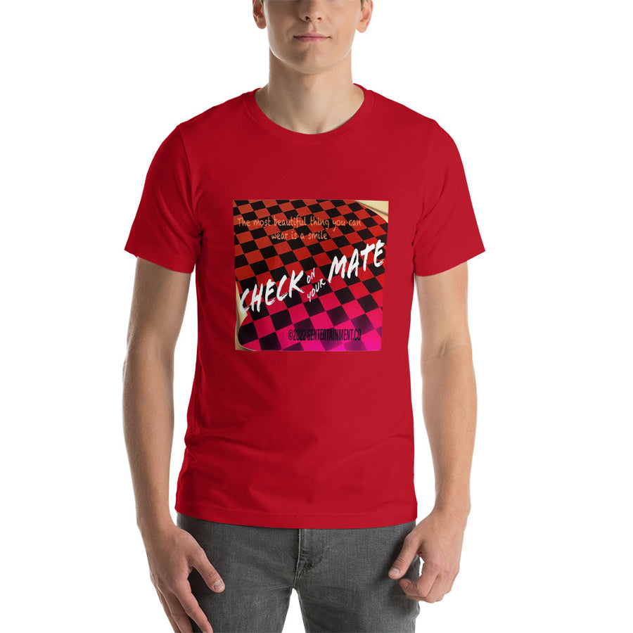 CHECK on your MATE Unisex t-shirt