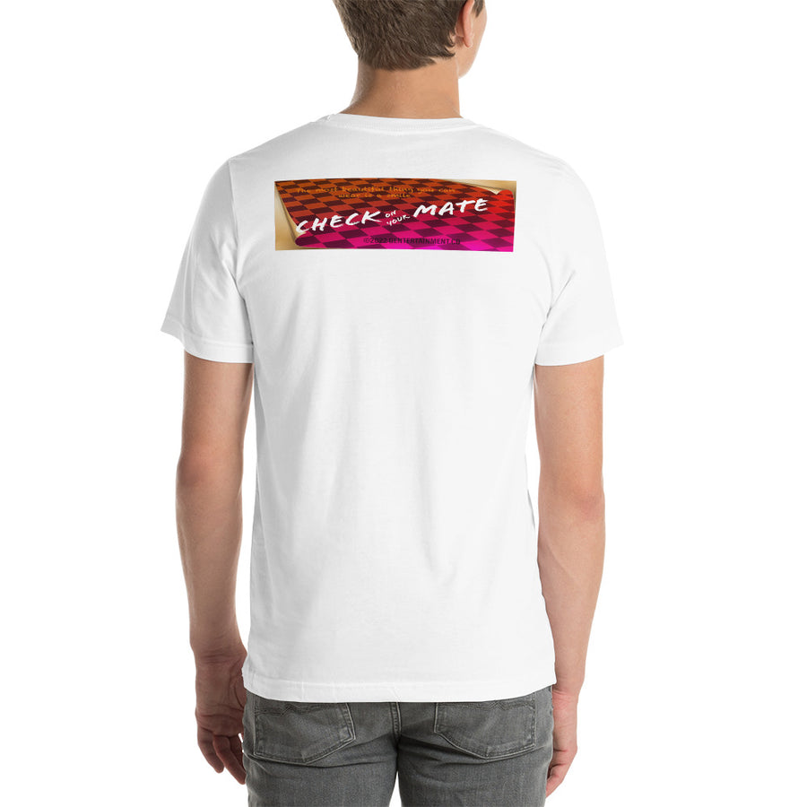 CHECK on your MATE Unisex t-shirt